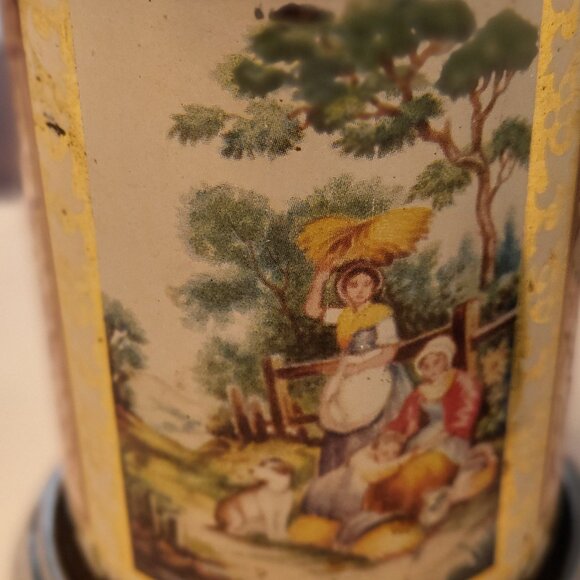 Pair of 50s Mid Century Modern Chrome & Bakelite Tea Caddys - Picture 4 of 14